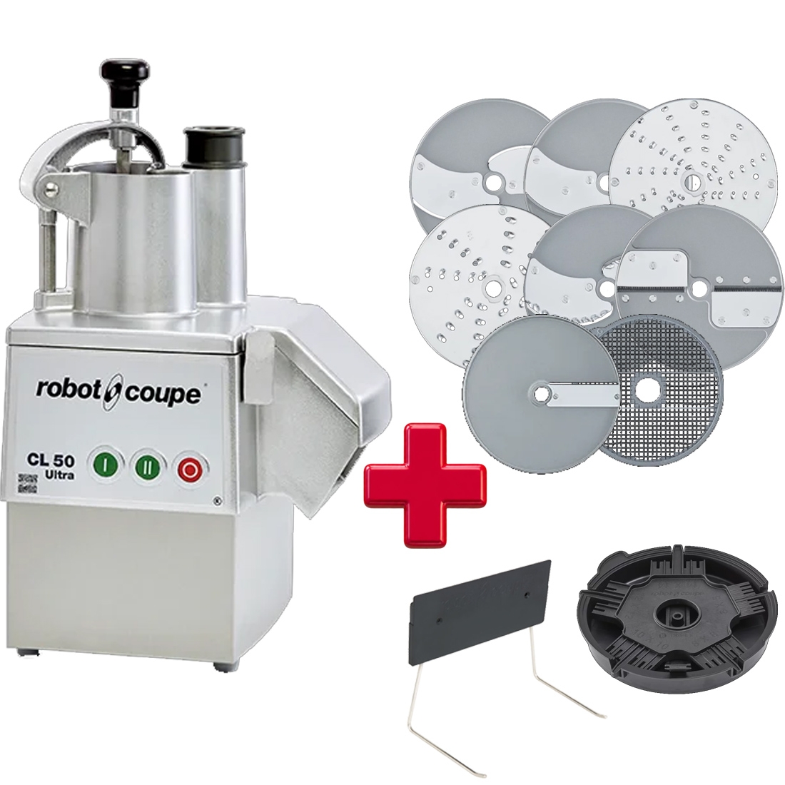 Robot Coupe Gemüseschneider CL 50 Ultra 7Scheiben 2 Drehzahlen 400 V 24476 cl50 28063W 28065W 28057W 28059W 27068W 28051W 28110W